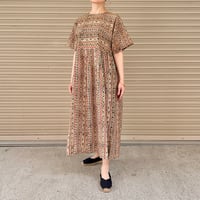 Kalamkari Print Summer Dress《Long》