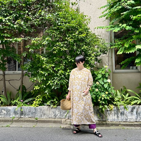 Sanganer Hand Block Printed Side Gather Dress