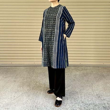 Modern Ajrakh Mango Dress