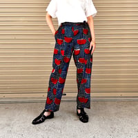 【Unisex】Bagru Print Balloon Pants