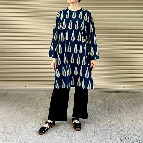 Modern Ajrakh Mango Dress