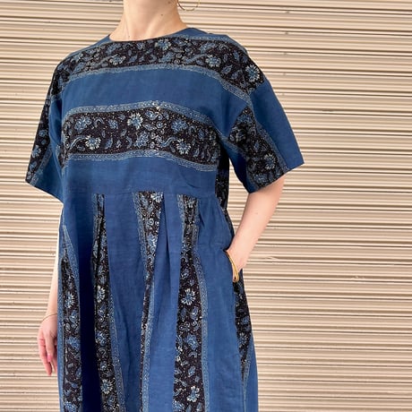 Ajrakh Print Summer Dress《Long / Midi》