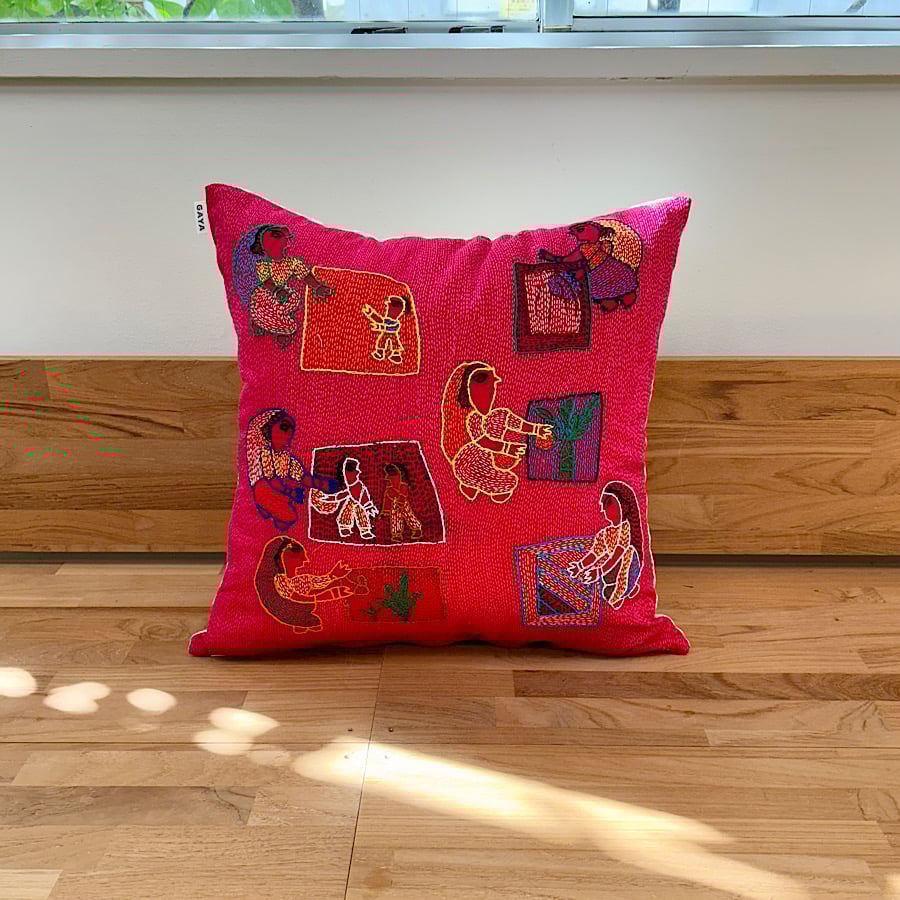 Sujini Cushion Cover 43*43 (Making Sujini) | GA