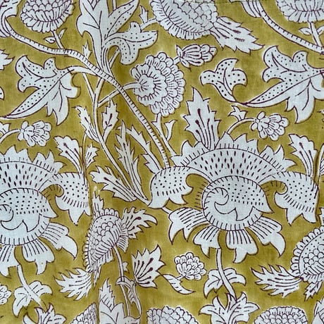 Sanganer Hand Block Printed Side Gather Dress