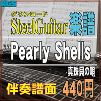 スチールギター伴奏楽譜　伴奏（真珠貝の唄）
