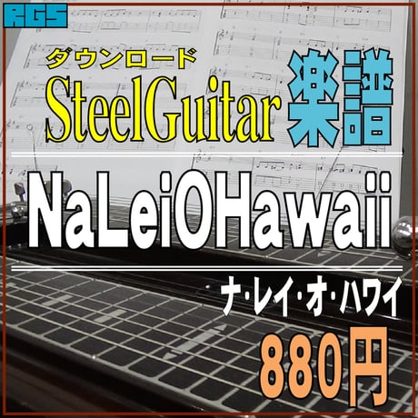 スチールギター楽譜　Na Lei O Hawaii　ナレイオハワイ　ダウンロード楽譜
