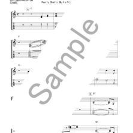スチールギター楽譜　真珠貝の唄　Pearly Shells　ダウンロード楽譜