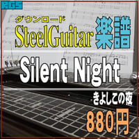 スチールギター楽譜　きよしこの夜　SilentNight　ダウンロード楽譜