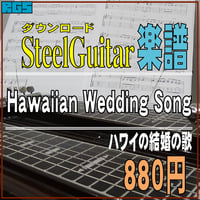 スチールギター楽譜　Hawaiian Wedding Song　ダウンロード楽譜