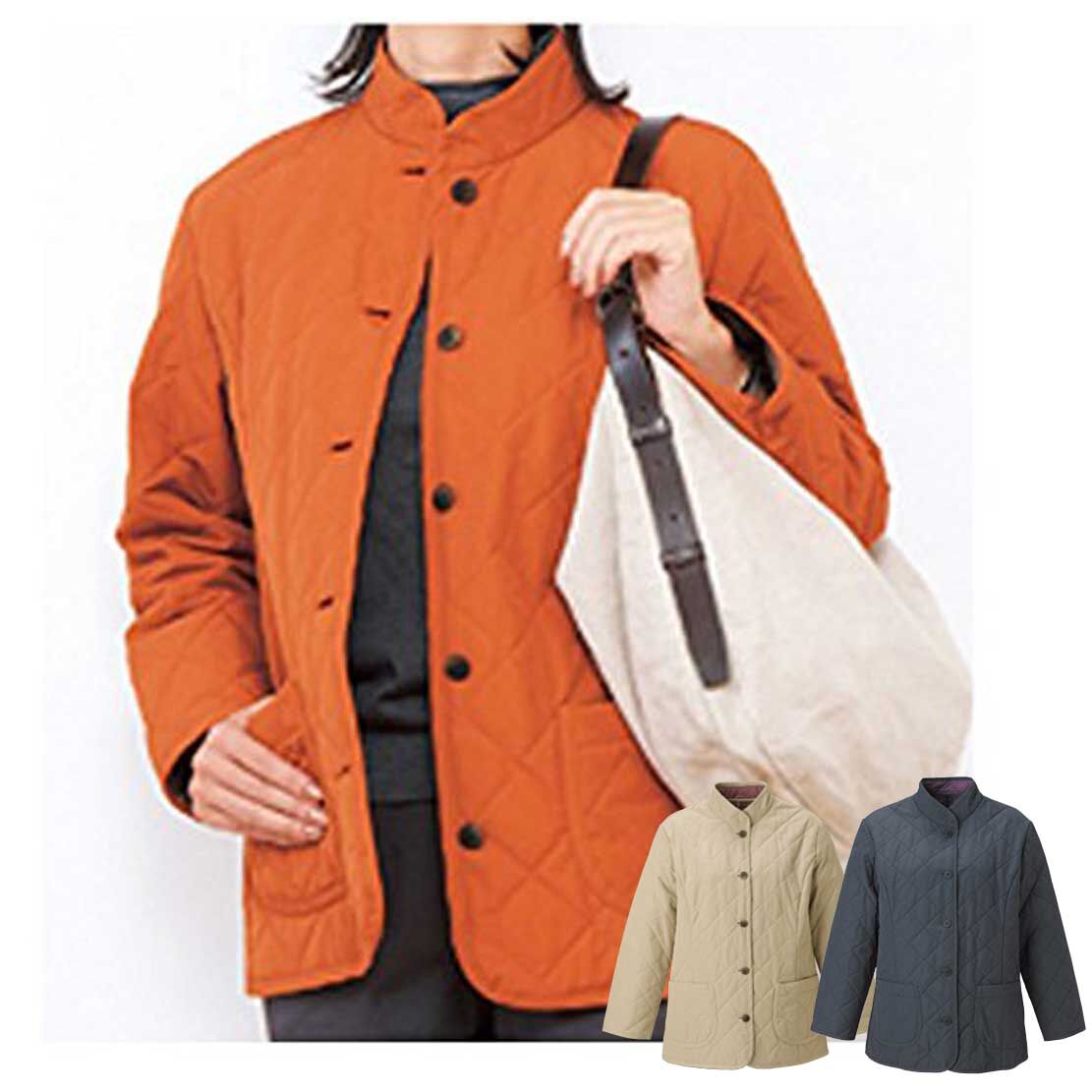 BOSS キルティングジャケット ブラック/オレンジ BOSS キルティングジャケット ブラック/オレンジ BOSS