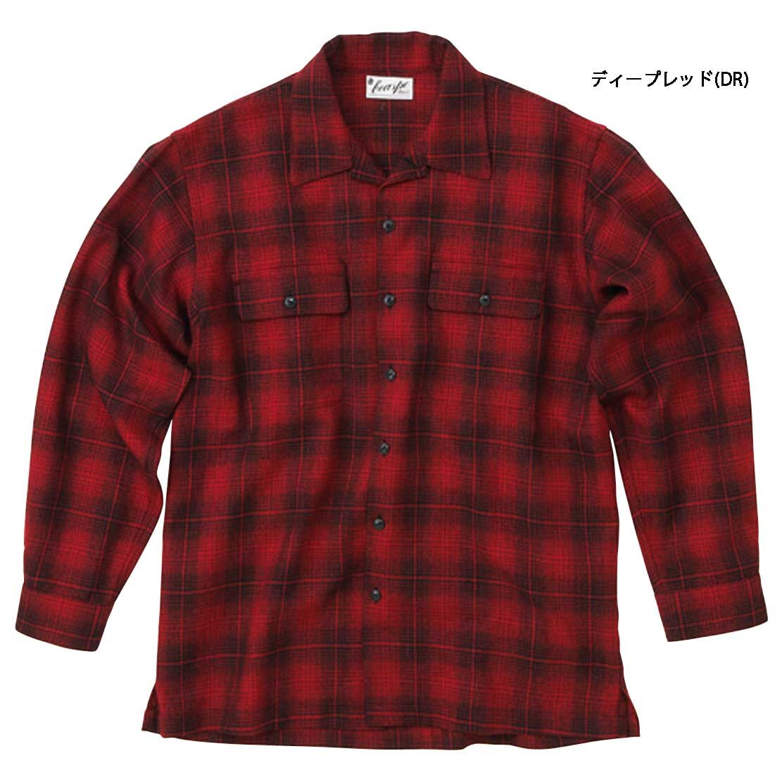 BS293 ウールチェックシャツ/メンズ | beaspo Outlet Store