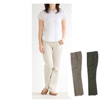 BS319 ストレッチリネンレディスパンツ