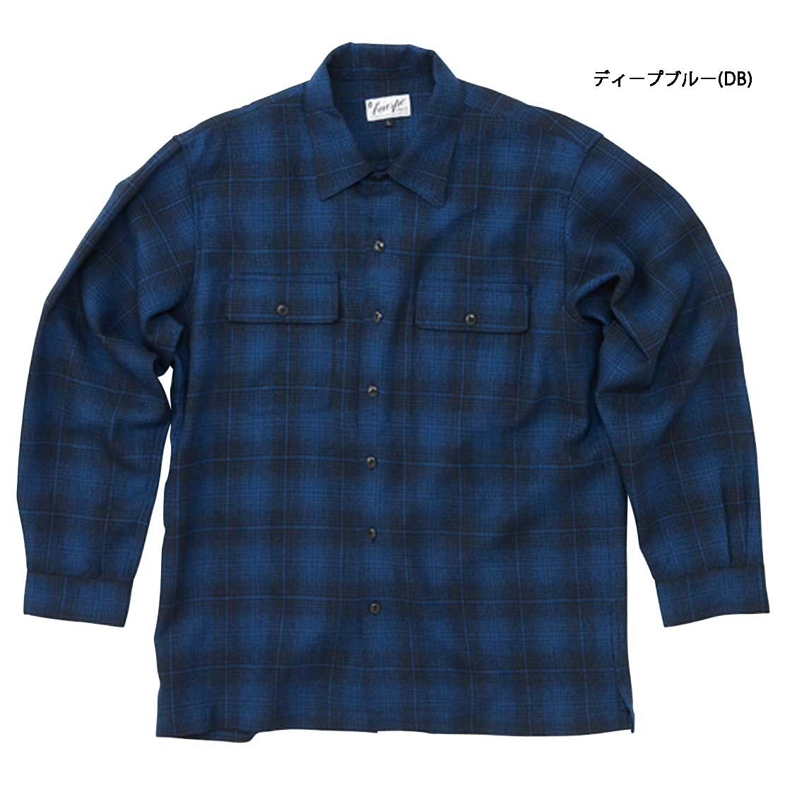 BS293 ウールチェックシャツ/メンズ | beaspo Outlet Store