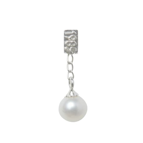 HERGO ハーゴ / AKOYA Pearl Short Chain pierce アコヤパールショートチェーンピアス シルバー925 アコヤパール / her-p005