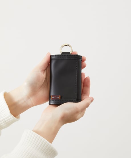 MR.OLIVE ミスターオリーブ E.O.I / 別注ポリッシュドスムースレザーコンパクトミニウォレット 牛革財布 / ME100A