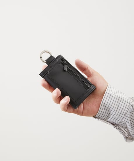 MR.OLIVE ミスターオリーブ E.O.I / 別注ポリッシュドスムースレザーコンパクトミニウォレット 牛革財布 / ME100A
