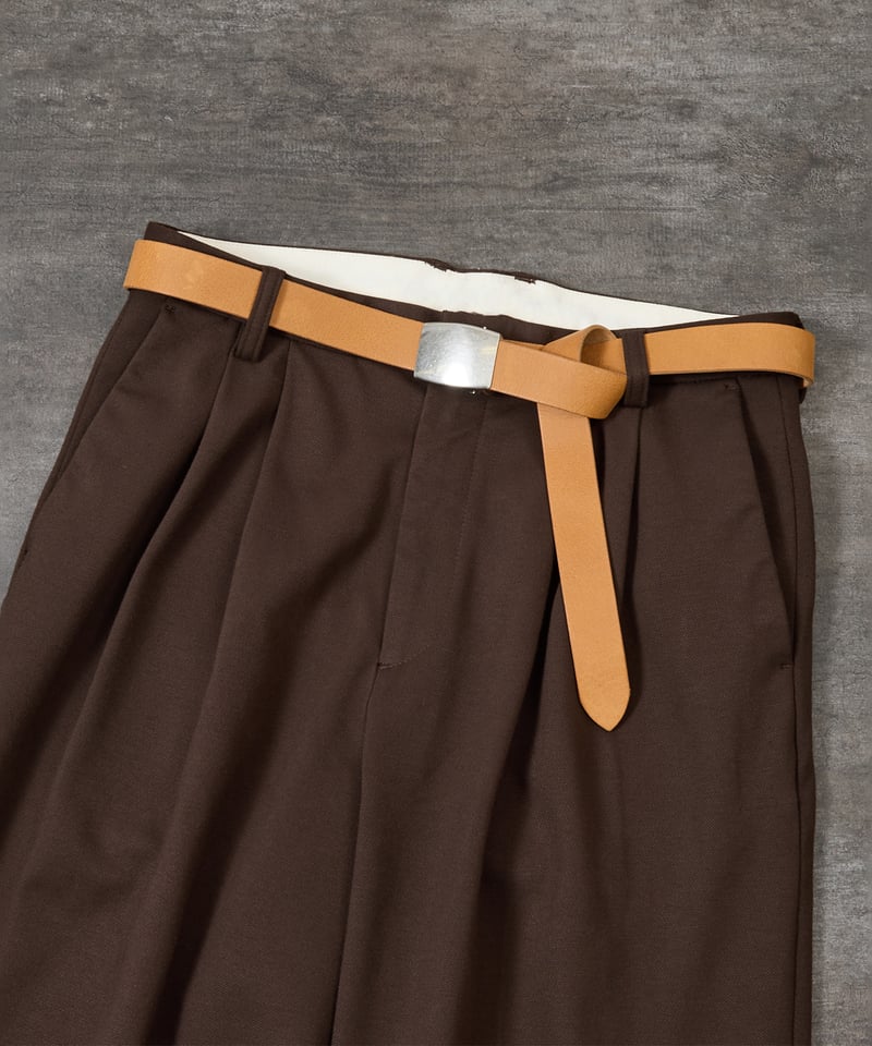 Cramp クランプ / 別注バッファローレザーガチャベルト 水牛革レザー