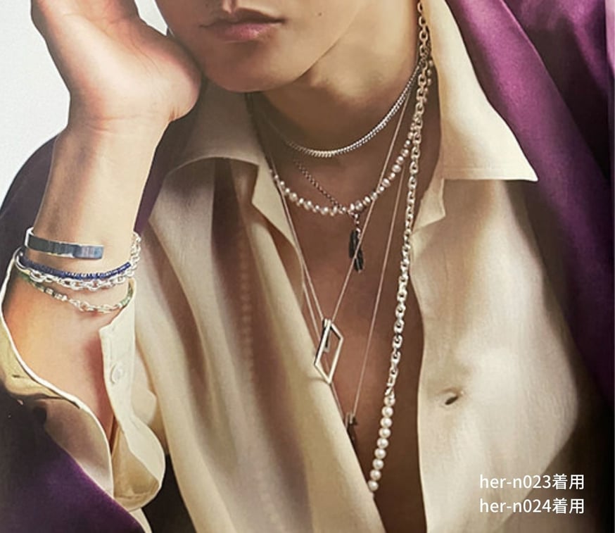 RANDOM CHAIN NECKLACE 佐藤健さん着用モデル Atease コイン