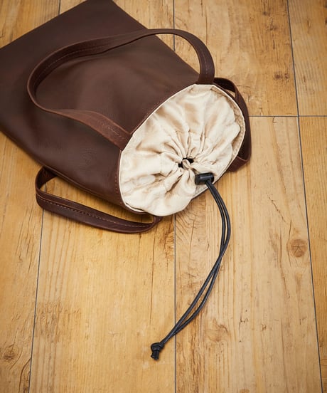 MR.OLIVE E.O.I ミスターオリーブ / WATER PROOF WASHABLE LEATHER / FLAT TOTE BAG (MEDIUM) / ME636