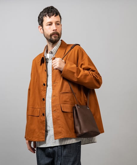 MR.OLIVE E.O.I ミスターオリーブ / WATER PROOF WASHABLE LEATHER / 2WAY SMALL CYLINDER BAG / ME653