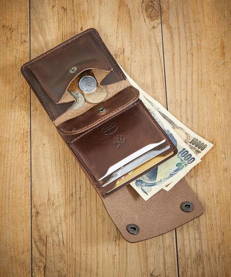 MR.OLIVE E.O.I ミスターオリーブ / HORWEEN CHROMEXCEL LEATHER / SHORT TRACKERS WALLET / ME125H