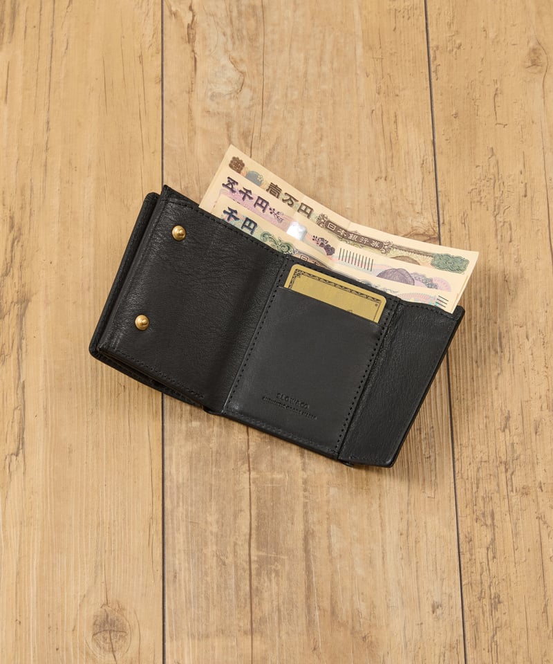 SLOW スロウ / Ex.bono-clasp mini wallet 別注栃木レザーコンパ