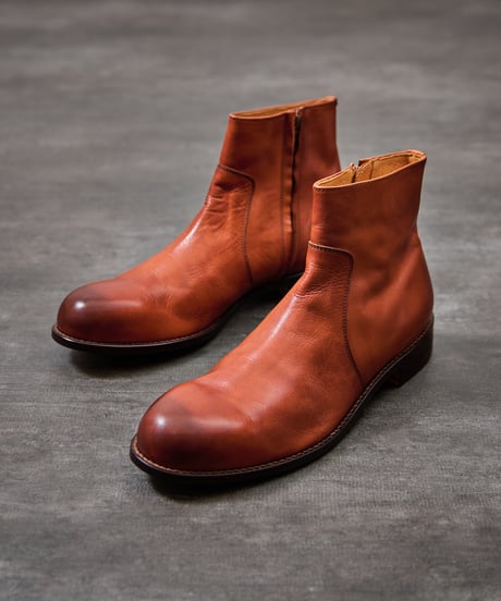 PADRONE パドローネ / SIDE ZIP BOOTS [RAUL] サイドジップレザーブーツ ヒールブーツ / PU7358-1118