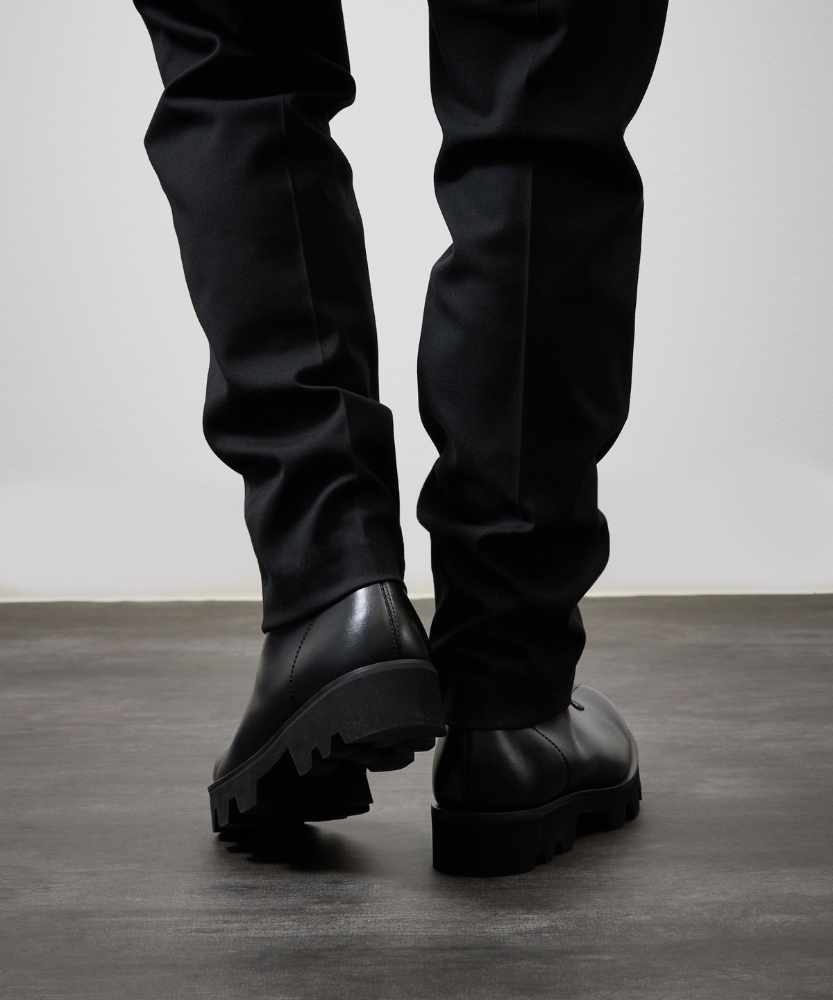 PADRONE パドローネ / CENTER ZIP BOOTS with Chunky So