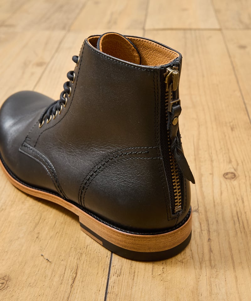 PADRONE パドローネ / LACE UP BOOTS with BACK ZIP [AN