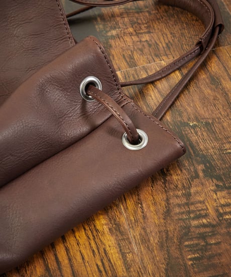MR.OLIVE E.O.I ミスターオリーブ / WATER PROOF WASHABLE LEATHER / 2WAY CYLINDER BAG / ME645