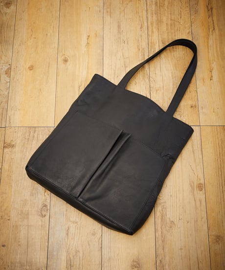 MR.OLIVE E.O.I ミスターオリーブ / WATER PROOF WASHABLE LEATHER / GUSSET POCKET TOTE BAG / ME651
