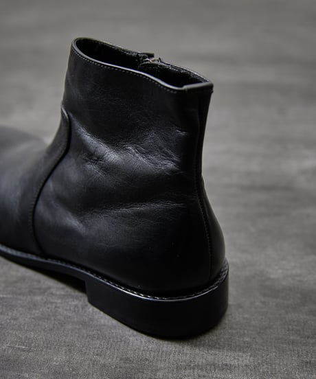 PADRONE パドローネ / SIDE ZIP BOOTS [RAUL] サイドジップレザーブーツ ヒールブーツ / PU7358-1118