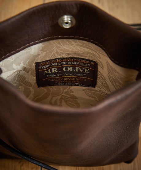 MR.OLIVE E.O.I ミスターオリーブ / WATER PROOF WASHABLE LEATHER / TINY SACOCHE / ME679