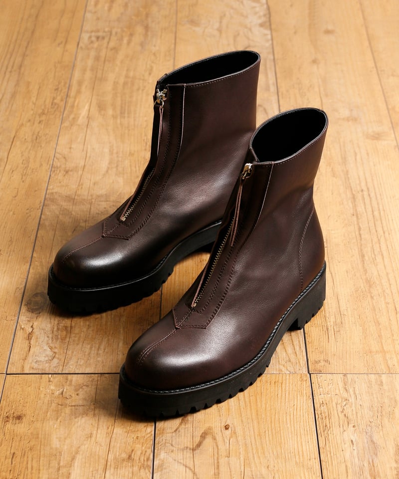 PADRONE パドローネ / CENTER ZIP BOOTS ウォータープルーフセンタージ