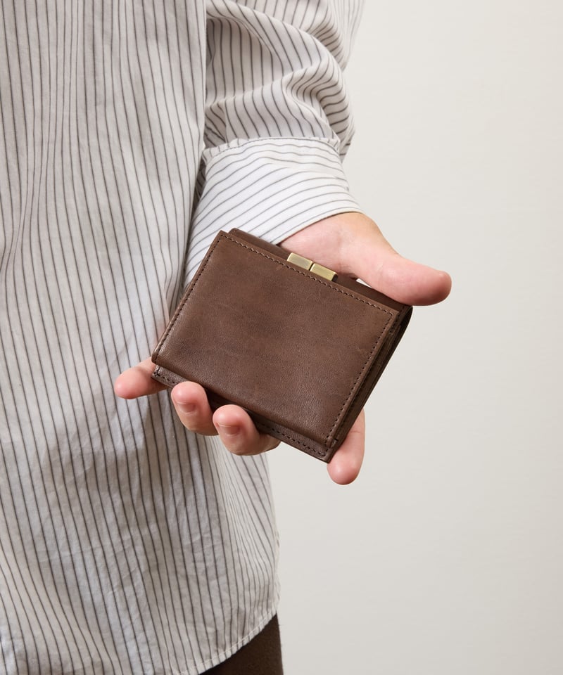 SLOW Ex.horse mini wallet ブラウン 即発送可能 SLOW スロウ / Ex.horse mini wallet 別注ホースレザーミニウォレット