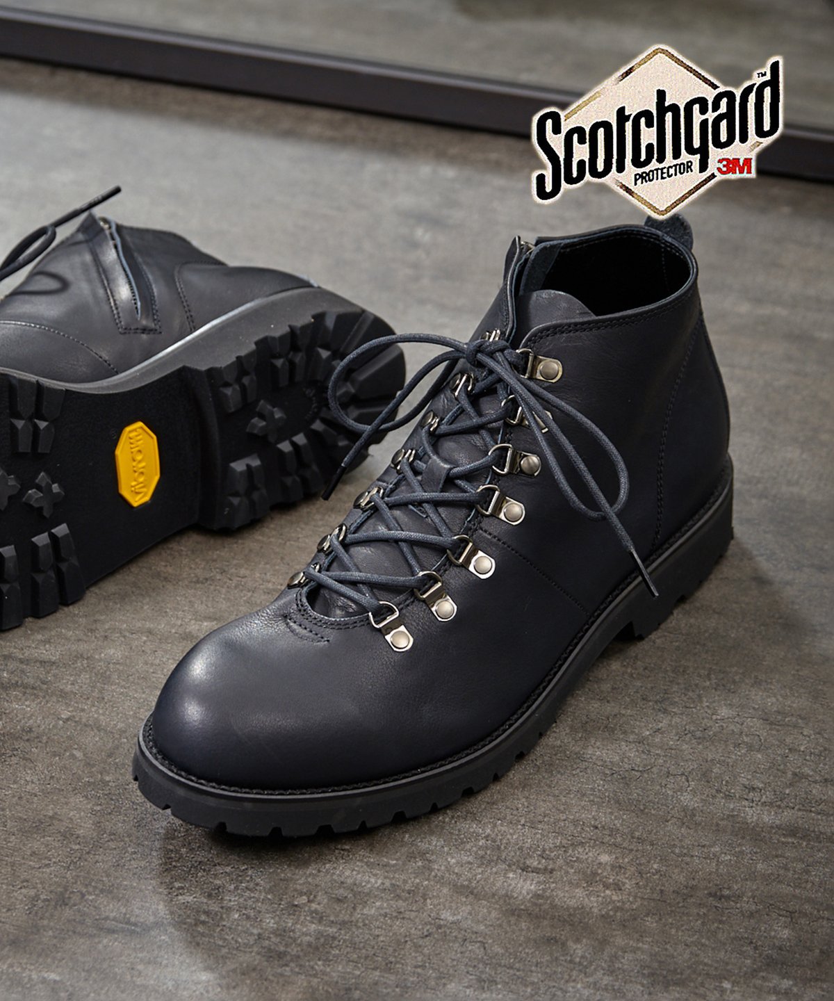 PADRONE パドローネ / WP SIDE ZIP TREKKING BOOTS (WAT