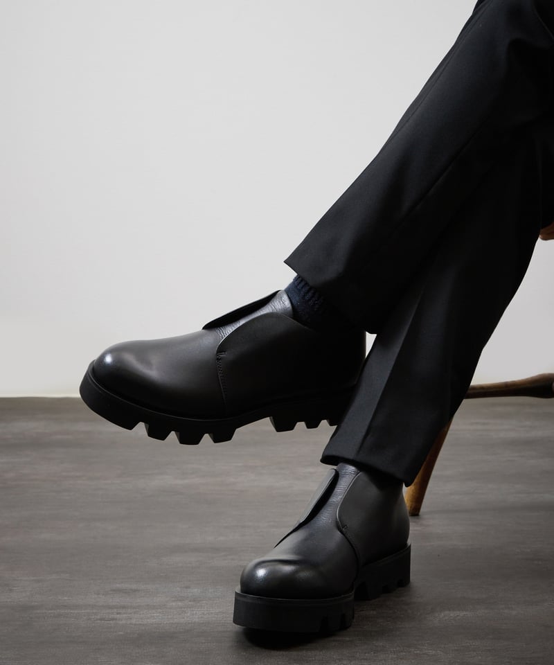 PADRONE インステップゴアショートブーツ 41 PADRONE パドローネ / INSTEP GORE SHORT BOOTS with Ch