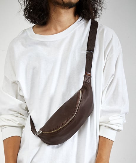 MR.OLIVE E.O.I ミスターオリーブ / WATER PROOF WASHABLE LEATHER / SMALL BODY BAG / ME681