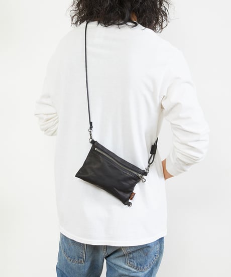 MR.OLIVE E.O.I ミスターオリーブ / WATER PROOF LIGHT LEATHER 2WAY MINI SACOCHE / ME683