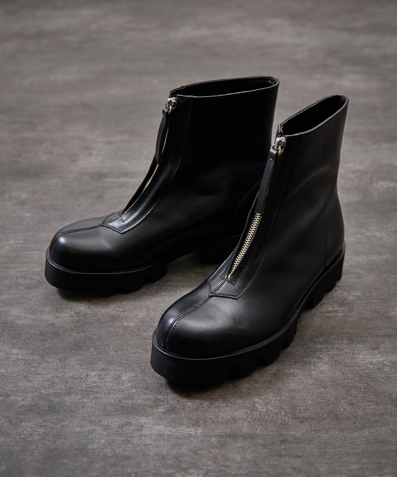 PADRONE パドローネ / CENTER ZIP BOOTS with Chunky So