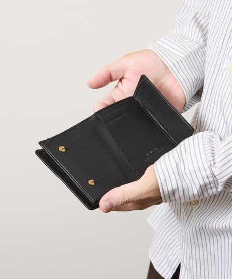 SLOW スロウ / Ex.bono-clasp mini wallet 別注栃木レザーコンパクトウォレット ミニウォレット 日本製牛革財布 / SO739IA