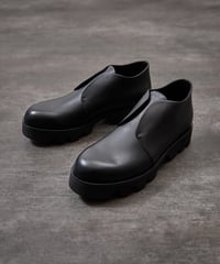 PADRONE パドローネ / INSTEP GORE SHORT BOOTS with Chunky Sole インステップゴアレザーショートブーツ / PU7358-1233