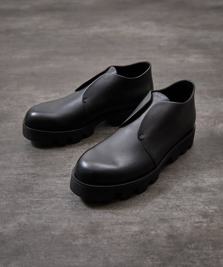 PADRONE パドローネ / INSTEP GORE SHORT BOOTS with Chunky Sole インステップゴアレザーショートブーツ / PU7358-1233