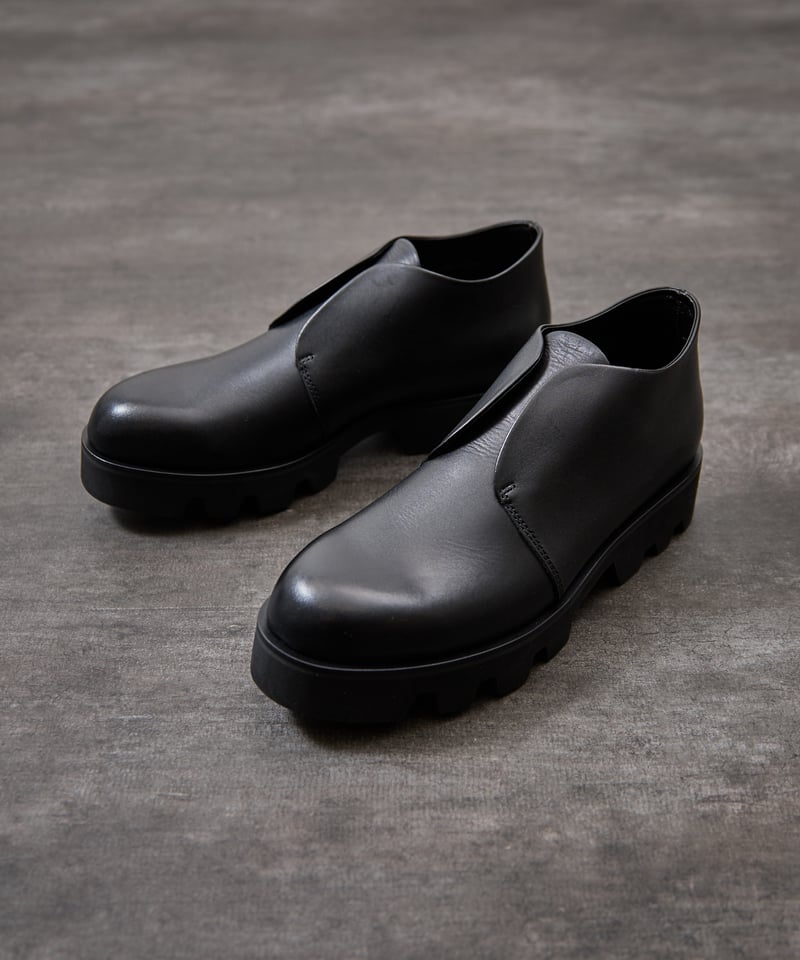 PADRONE パドローネ / INSTEP GORE SHORT BOOTS with Ch