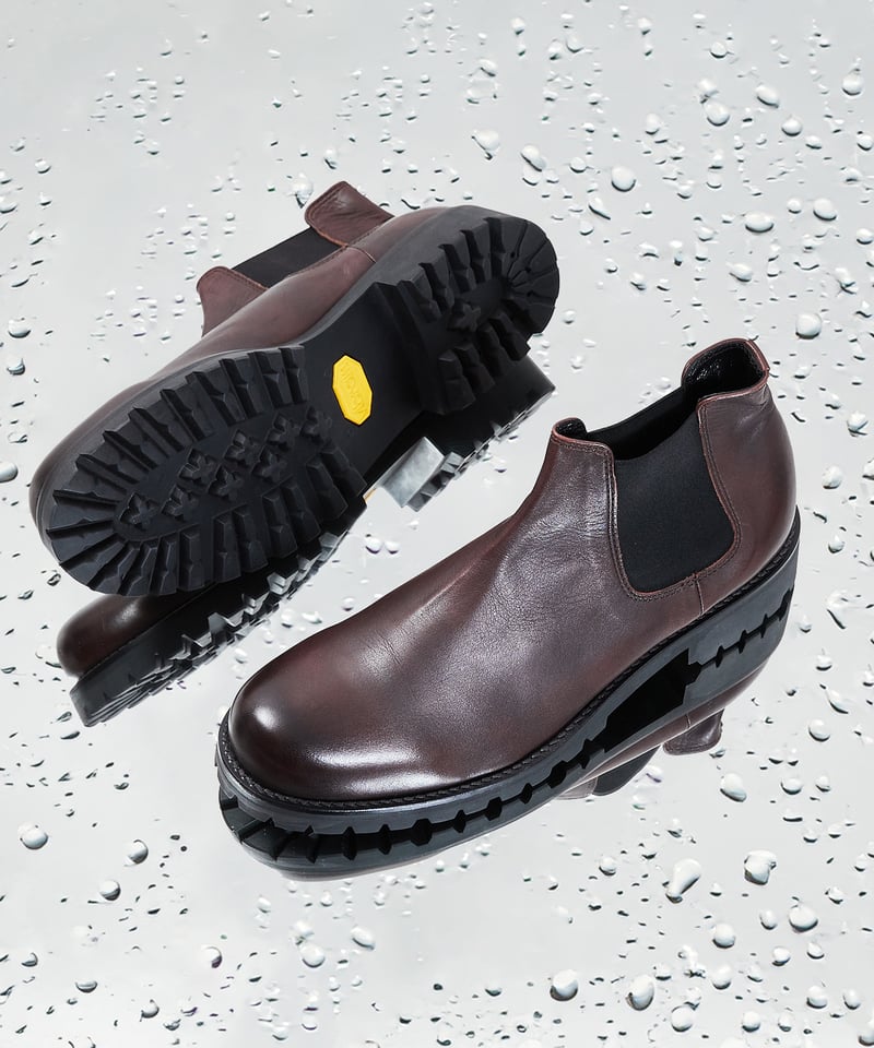 【極美品】PADRONE パドローネ ウォータープルーフ レザー ブーツ 防水 PADRONE パドローネ / WATER PROOF LEATHER SIDE GORE B