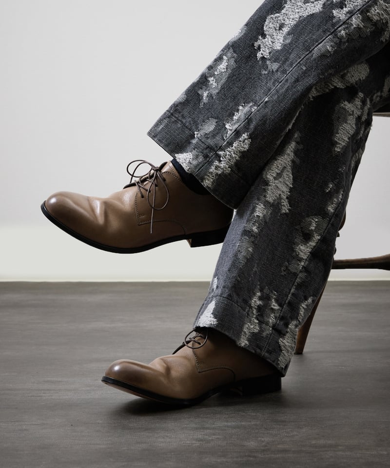 PADRONE パドローネ / DERBY PLAIN TOE SHOES [JACK] 外羽