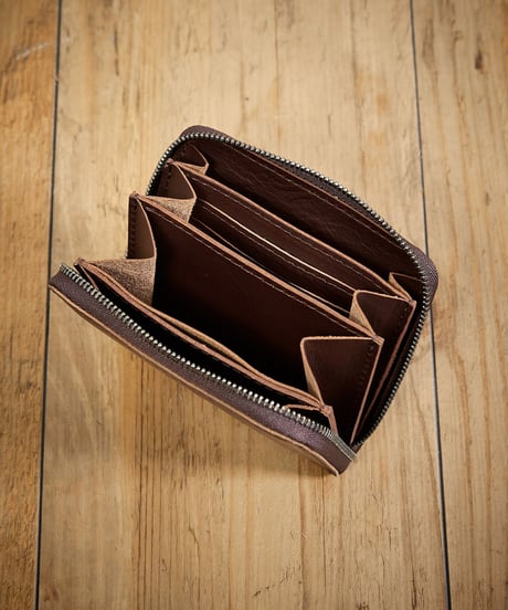 MR.OLIVE E.O.I ミスターオリーブ / HORWEEN CHROMEXCEL LEATHER / COMPACT ZIP WALLET / ME123H