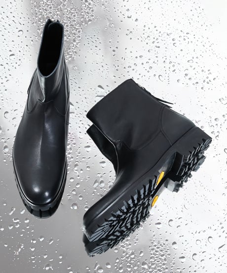 PADRONE パドローネ / BACK ZIP BOOTS 別注 撥水 防水バックジップレザーブーツ / PU7885-1118