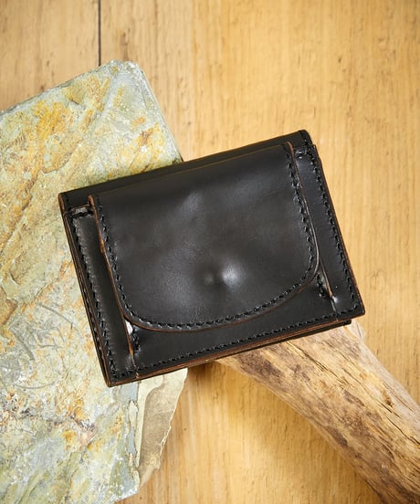 MR.OLIVE E.O.I ミスターオリーブ / HORWEEN CHROMEXCEL LEATHER / SUPER MINI WALLET / ME124H