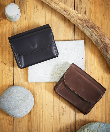 MR.OLIVE E.O.I ミスターオリーブ / HORWEEN CHROMEXCEL LEATHER / MINI WALLET / ME116H